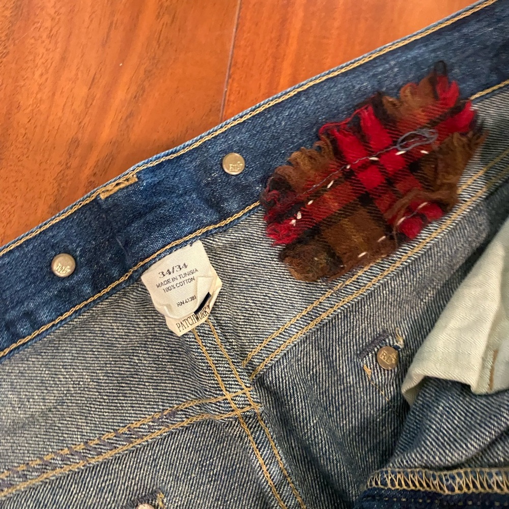 RALPH LAUREN PATCHWORK JEANS - Picture 9 of 16